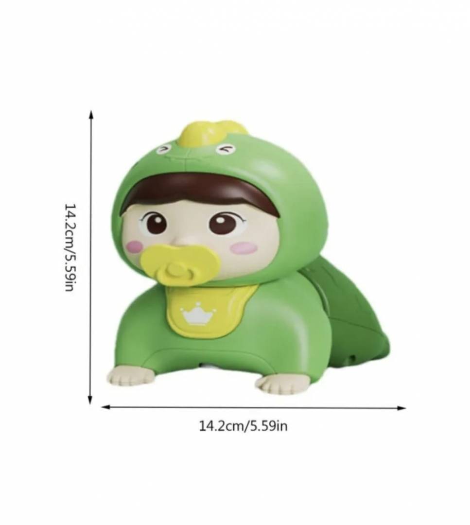 Bebelus interactiv, mergator, melodii si lumini, multicolor, 18 luni+