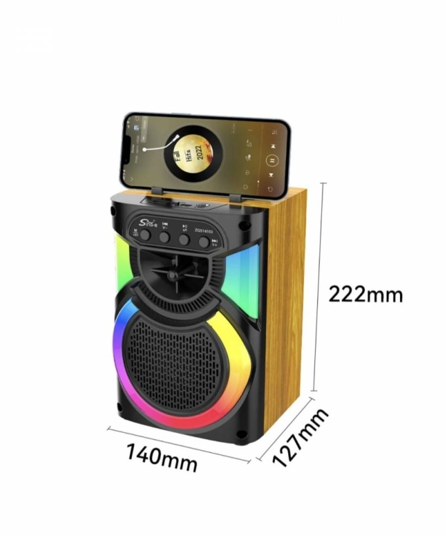 Boxa portabila bluetooth, putere 1200W, IME-E ZQS14103, bas puternic, 22 cm