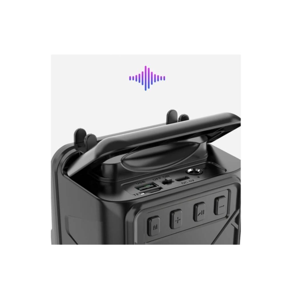 Boxa Portabila ZQS1366 BT FM, microfon, 24W P.M.P.O, suport telefon, radio, bluetooth, usb, 16.2 cm