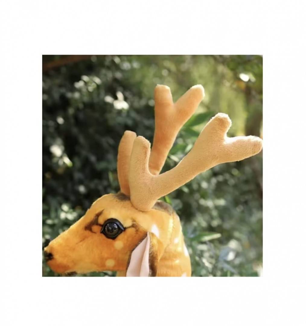 Caprioara de plus, realist, multicolor, 51 cm