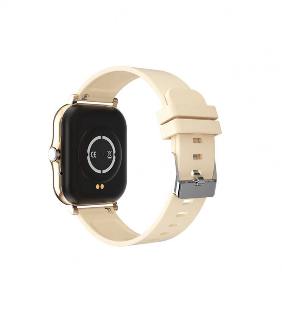 Ceas Inteligent Y13 Smart Watch Auriu - Ecran de 1.69 inch TFT, Monitorizare Ritm Cardiac, Pasi, Calorii, Somn si Notificari, Compatibil Android si iOS