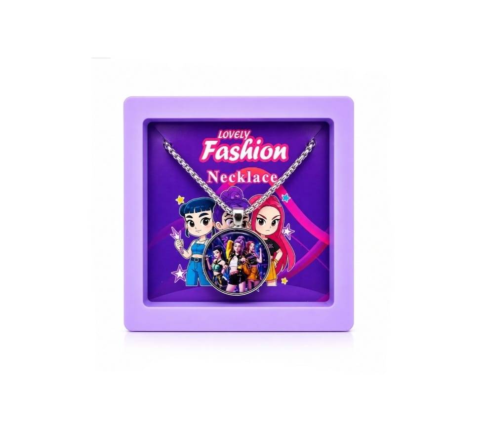 Colier pentru fetite, model K-POP DEMON HUNTERS, Rumi, multicolor