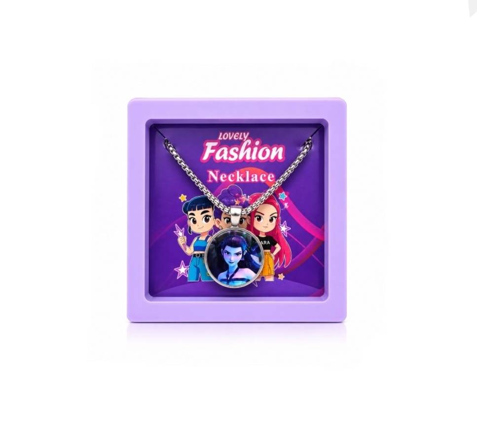 Colier pentru fetite, model K-POP DEMON HUNTERS, Zoey, multicolor
