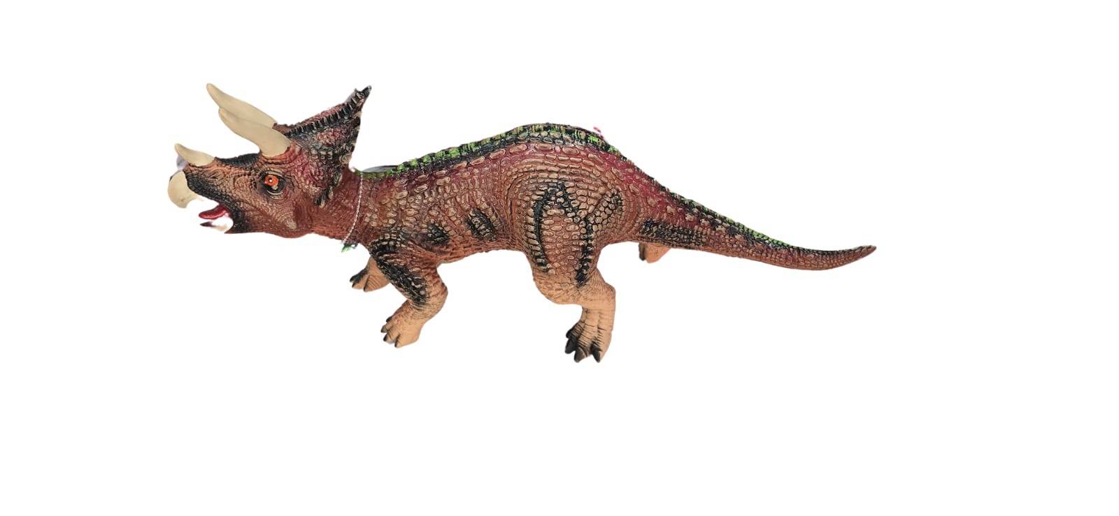 Figurina dinozaur Styracosaurus, sunete,  maro, 55 cm