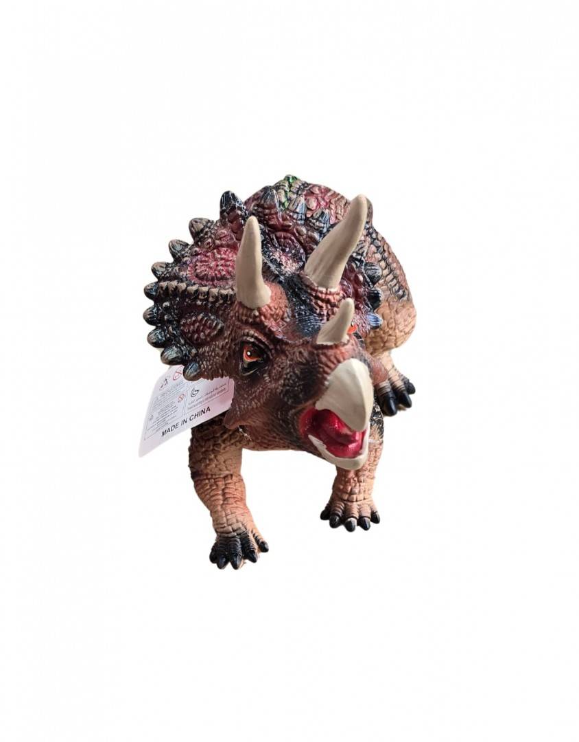 Figurina dinozaur Styracosaurus, sunete,  maro, 55 cm