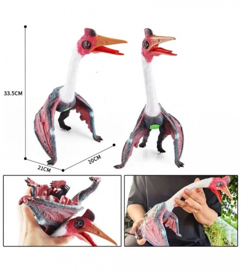 Figurina Quetzalcoatlus, sunete, multicolor, 33.5 cm