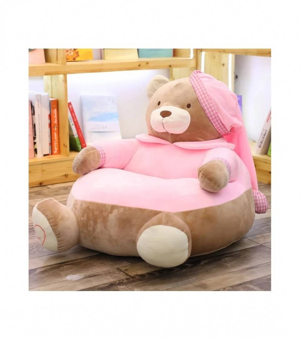  Fotoliu plus, Ursuletul Teddy, roz, 60 cm, 1 an+
