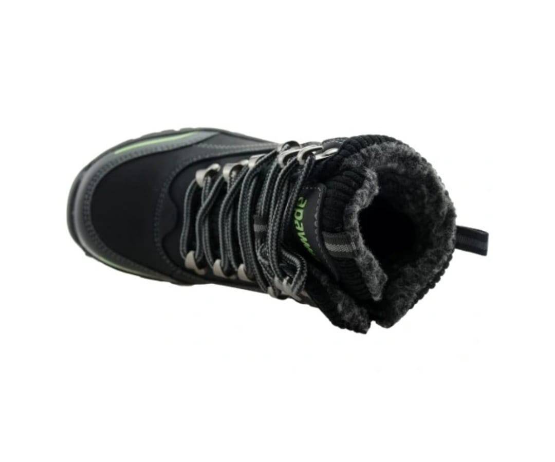 Ghete imblanite pentru baieti, Apawwa GD502, black, 26 EU - 31 EU 