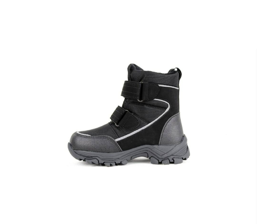 Ghete impermeabile copii, Apawwa 3612K, negru, marimea 27 - 32