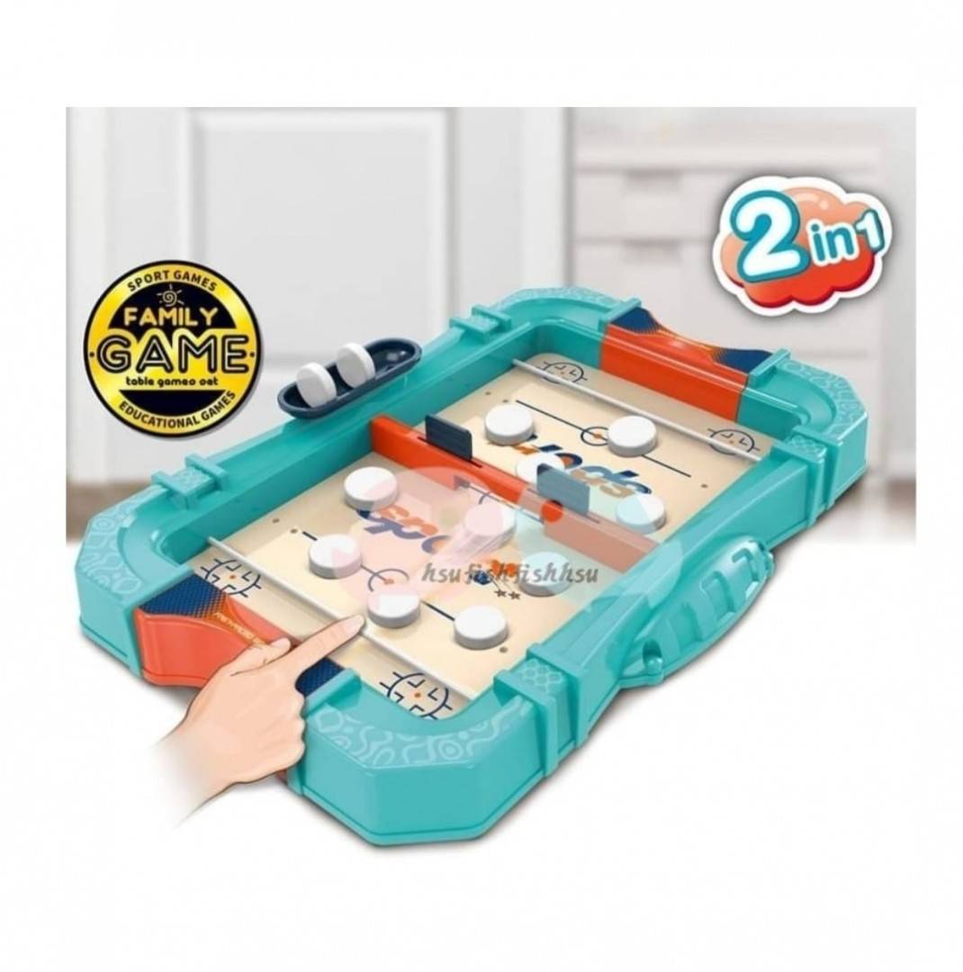  Joc pentru copii, 2 in 1 - Bowling & Curling Game, multicolor