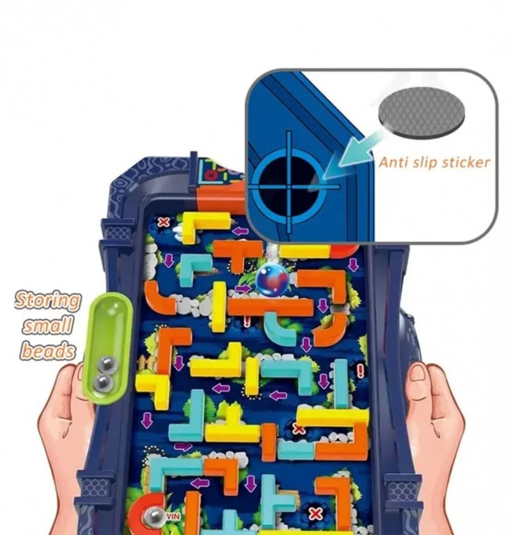  Joc pentru copii, Labirint cu bile, Crazy Maze, multicolor