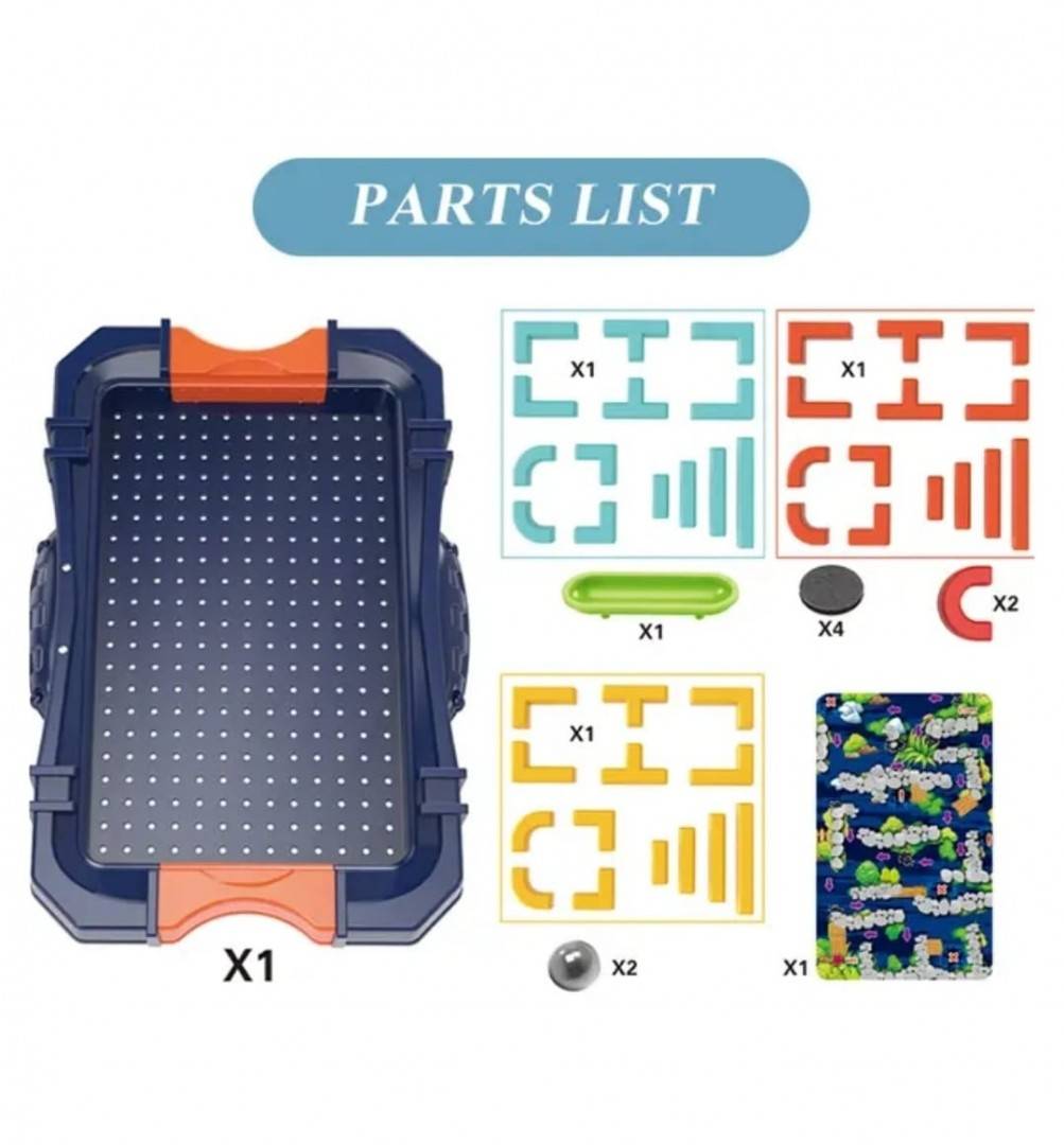  Joc pentru copii, Labirint cu bile, Crazy Maze, multicolor