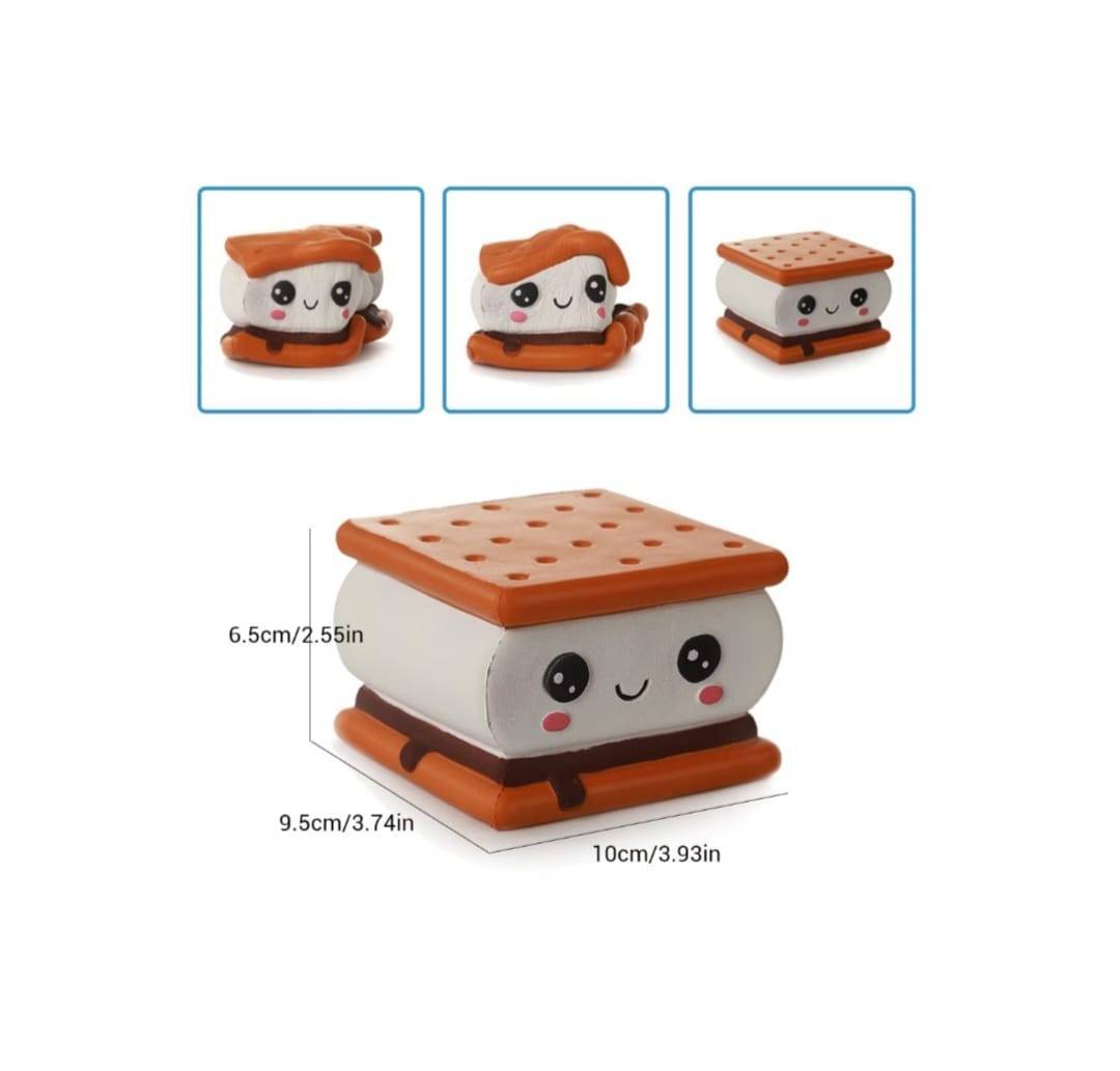  Jucarie antistres, Sandwich, Hamburger, Pizza, Squishy, design realist, textura moale, 10 cm 