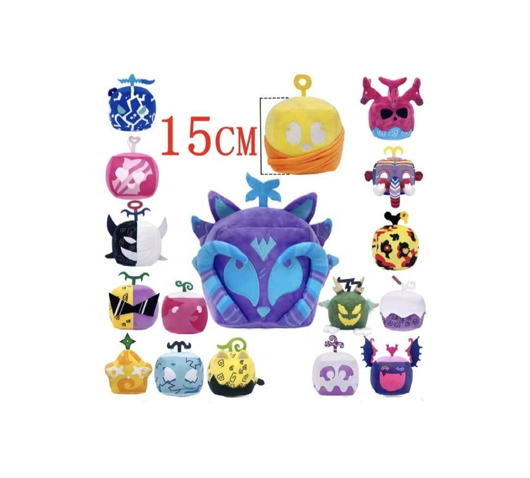 Jucarie de plus, Blox Fruits Anime Game, Light, Roblox, portocaliu/multicolor, 15 cm