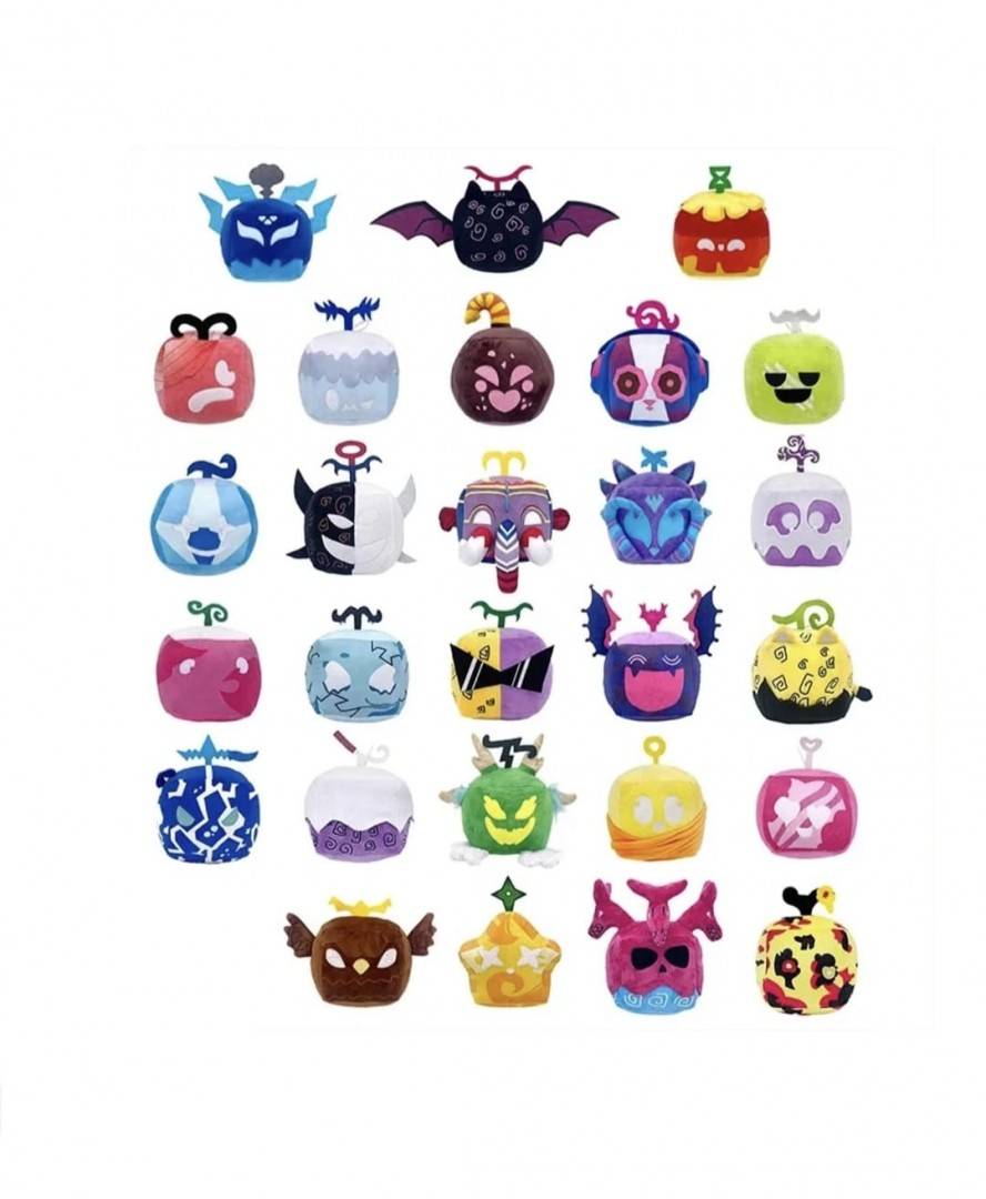Jucarie de plus, Blox Fruits Anime Game, Mammoth, Roblox, mov/multicolor, 15 cm