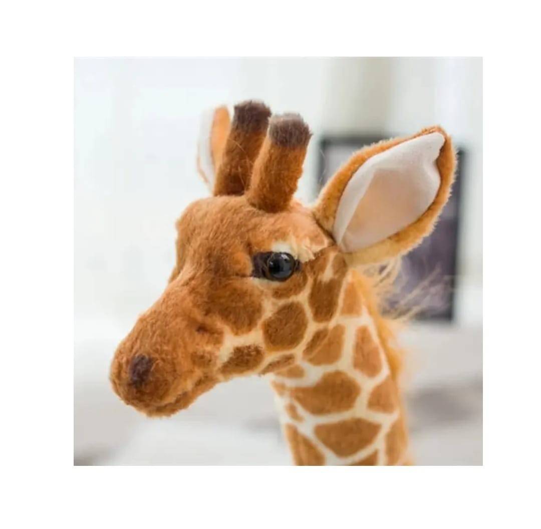Jucarie de plus, Girafa, multicolor, 70 cm
