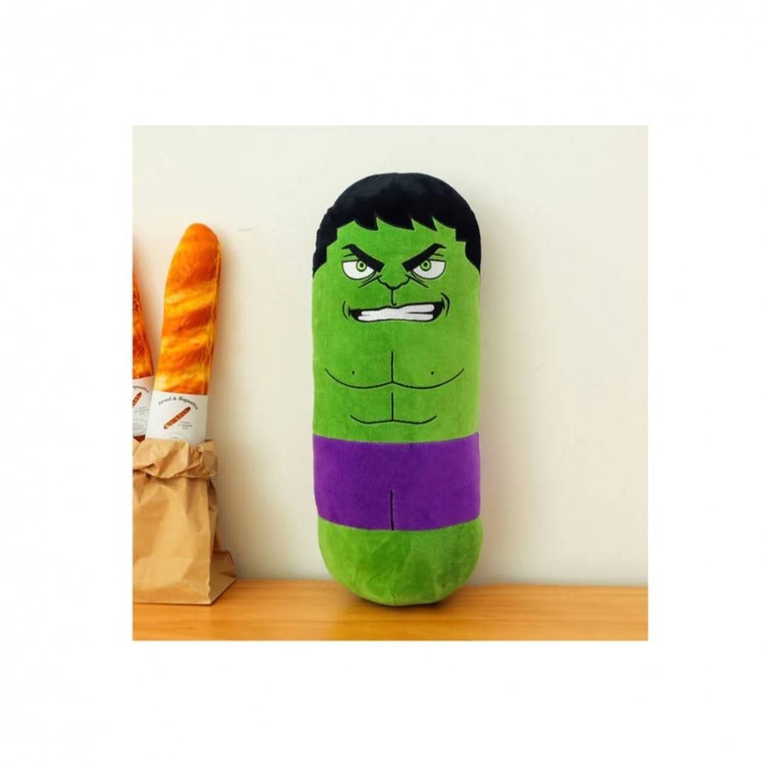 Jucarie de plus, Hulk, tip perna, verde, 70 cm