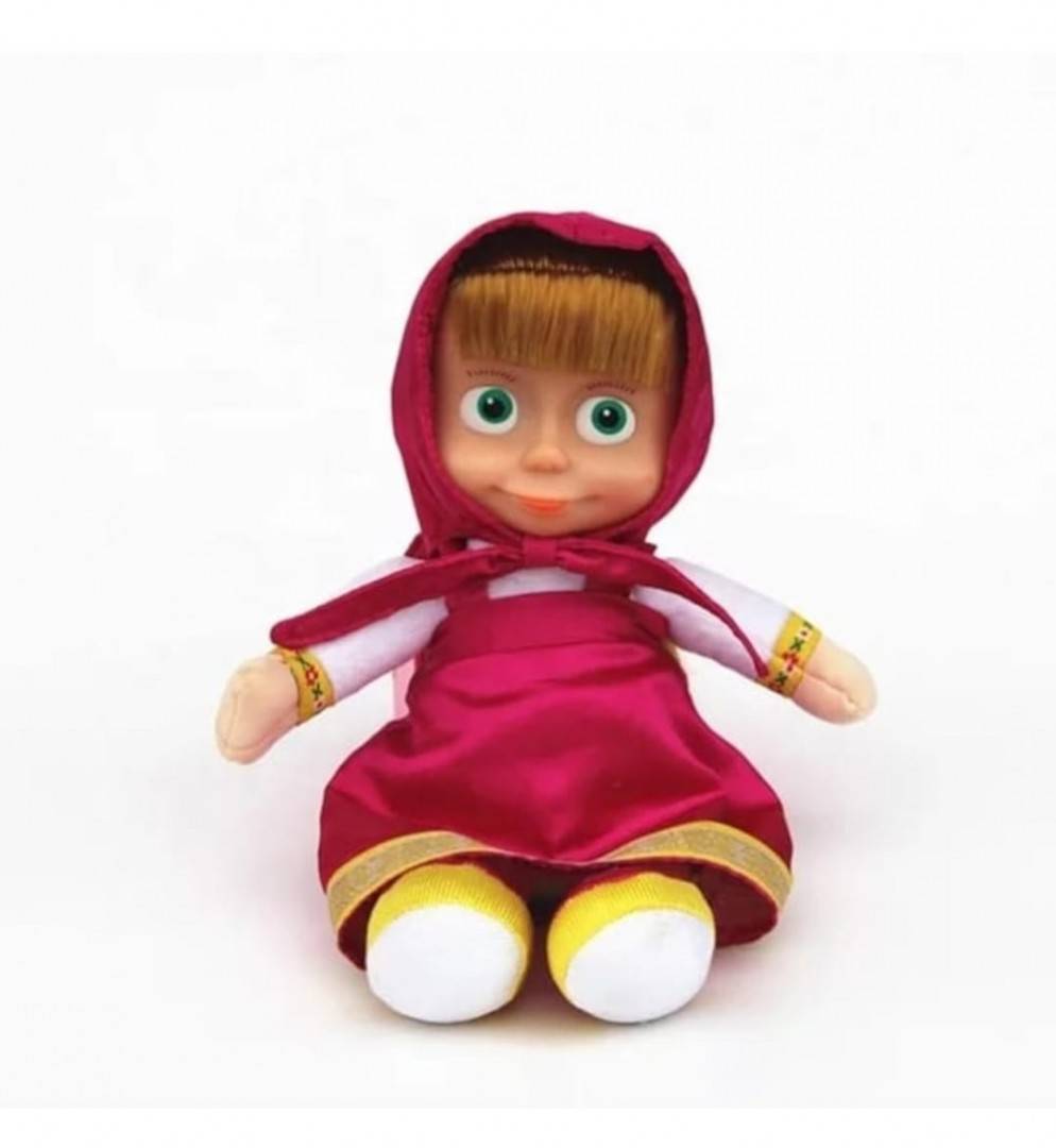  Jucarie de plus, Papusa Masha, multicolor, 30 cm, 3 ani+