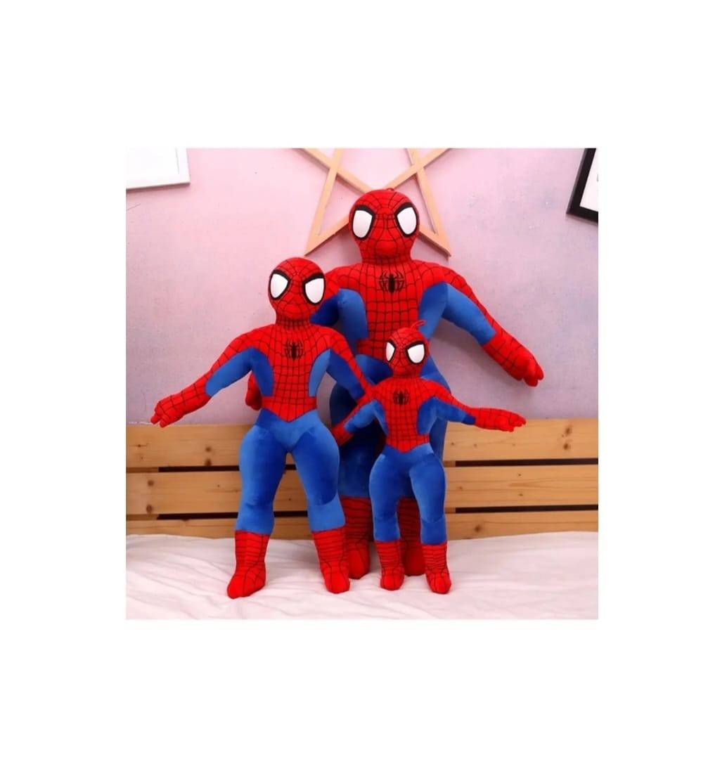 Jucarie de plus, Spider - Man, rosu/albastru, 115 cm