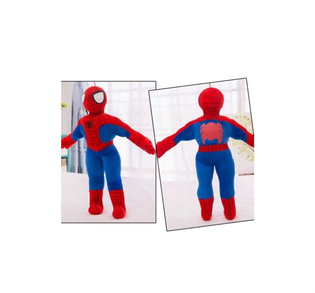 Jucarie de plus, Spider - Man, rosu/albastru, 115 cm
