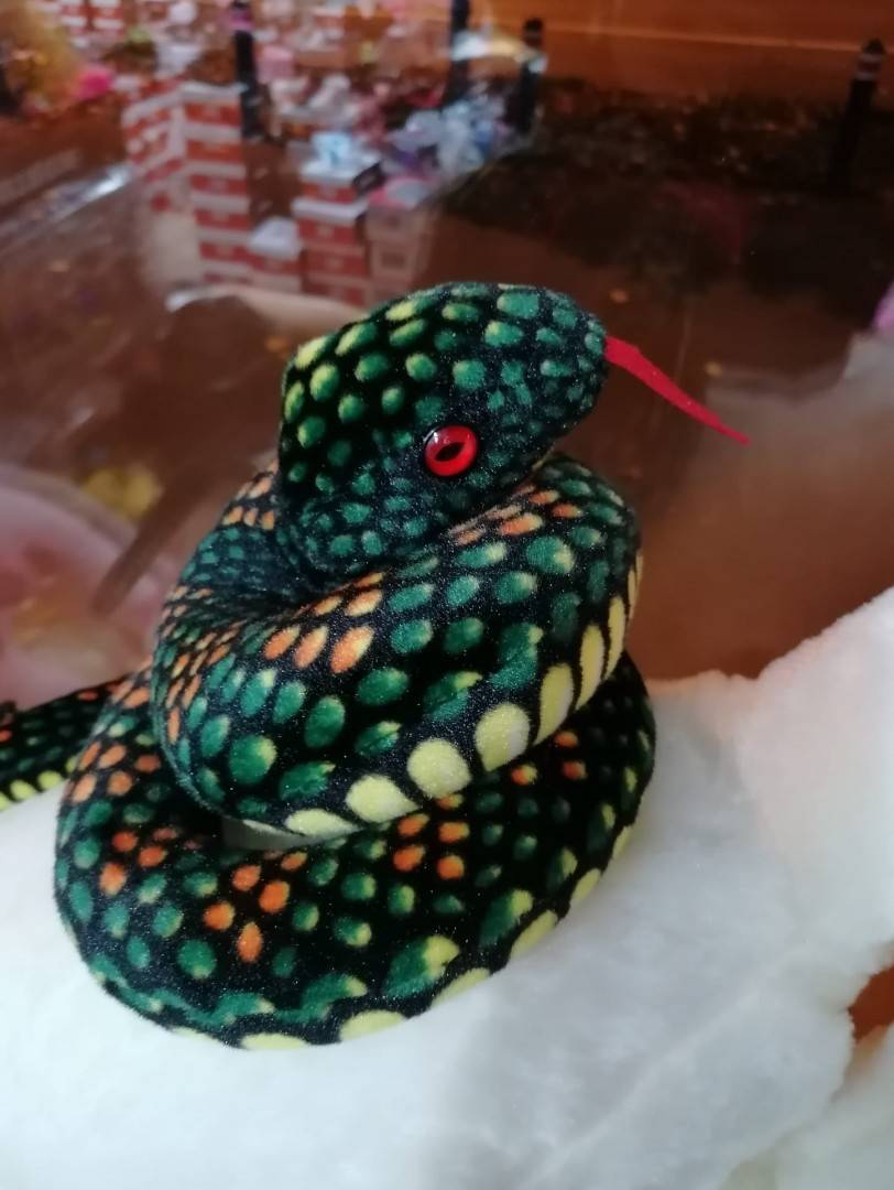 Jucarie de plus, Vipera Verde, 110 cm