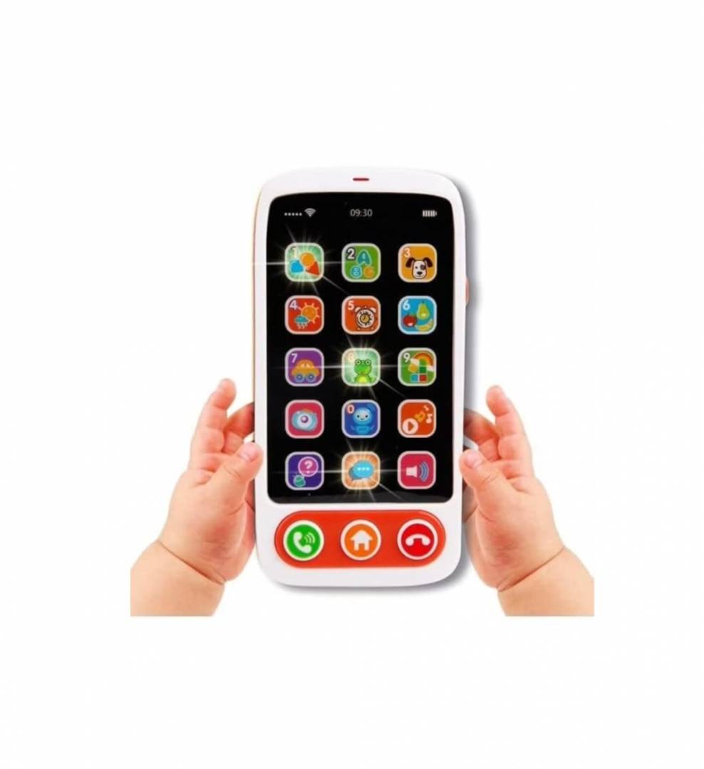 Jucarie interactiva, Telefon Smartphone, touchscreen, multicolor, 18 luni+
