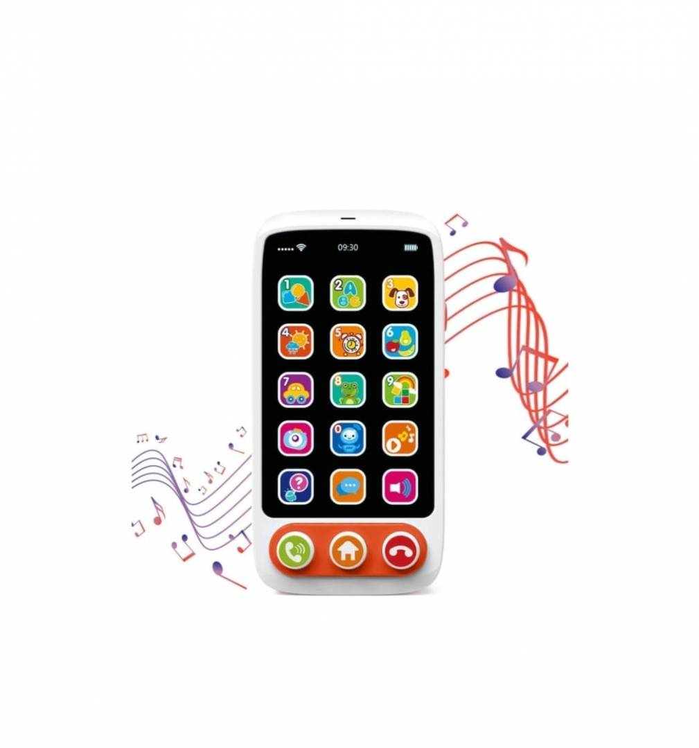 Jucarie interactiva, Telefon Smartphone, touchscreen, multicolor, 18 luni+
