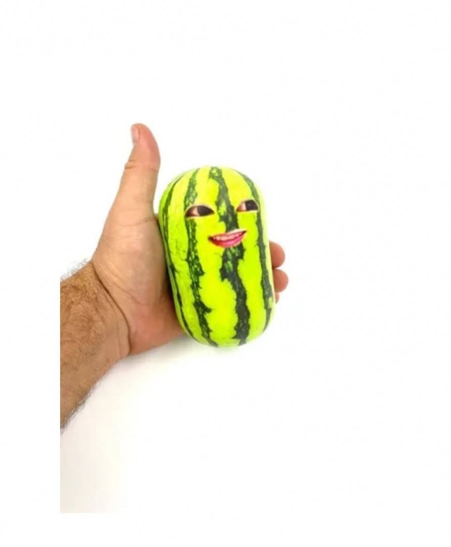  Jucarie Squishy, Pepene, verde, 11 cm
