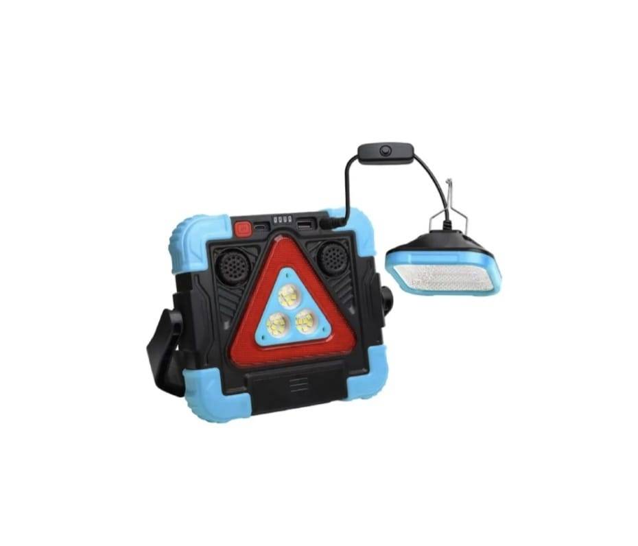 Lampă LED multifuncțională, 2 in 1, triunghi de semnalizator rutier, pentru mașină, camping și situații neprevăzute