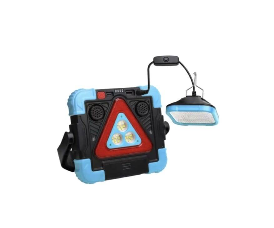Lampă LED multifuncțională, 2 in 1, triunghi de semnalizator rutier, pentru mașină, camping și situații neprevăzute