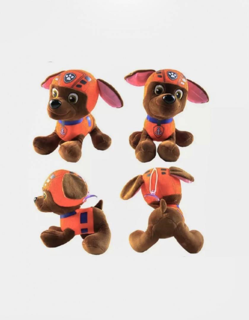 Mascota de plus, Patrula Catelusilor, MASHASHOP, Zuma, maro/portocaliu 31 cm