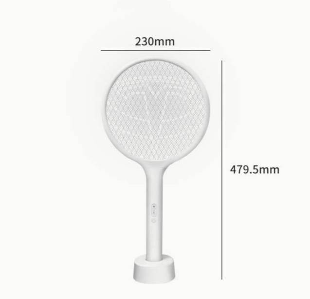 Paleta electrica anti tantari si insecte 2IN1cu lumina inclusa, stativ birou, USB, utilizare manuala sau automata acumulator 2000mAh 3000V