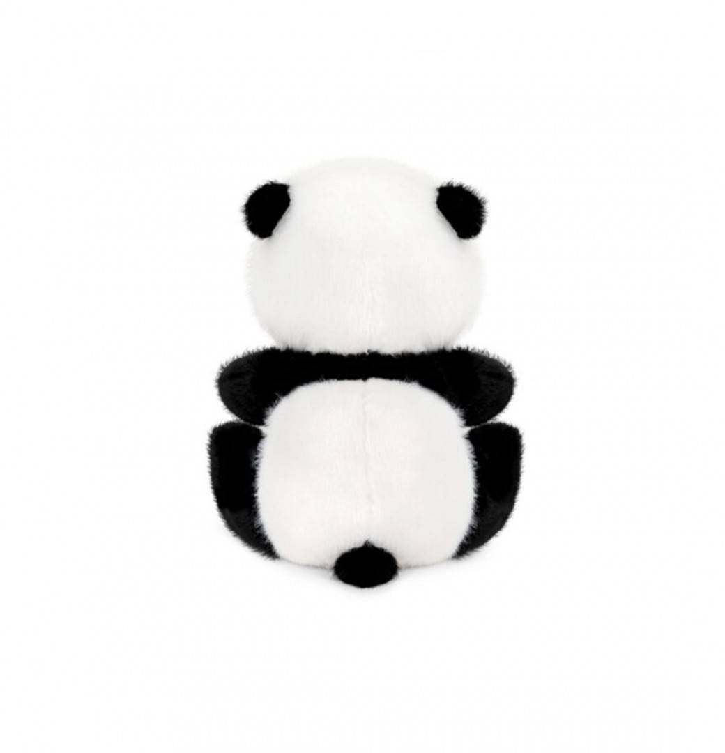 Panda de plus, alb/negru, 23 cm