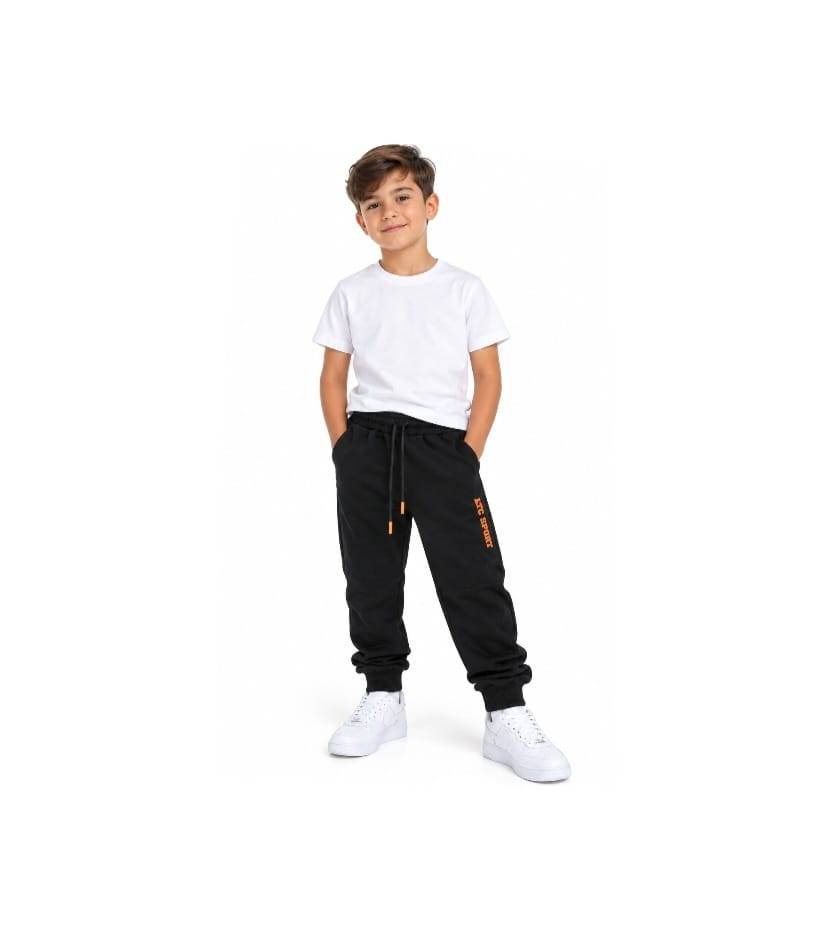 Pantaloni trening copii, pentru școală, talie elastică, bleumarin, marimea 7 ani - 11 ani