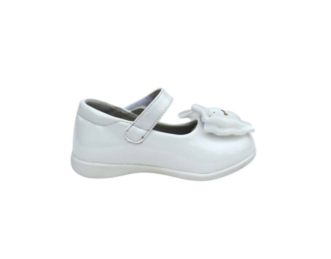 Pantofi de lac pentru fetite, Apawwa 0472R, alb, marimea 25 - marimea 31