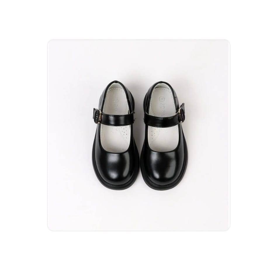 Pantofi eleganti pentru fetite, Apawwa ABC3522R, negru, marimea 24 - marimea 35