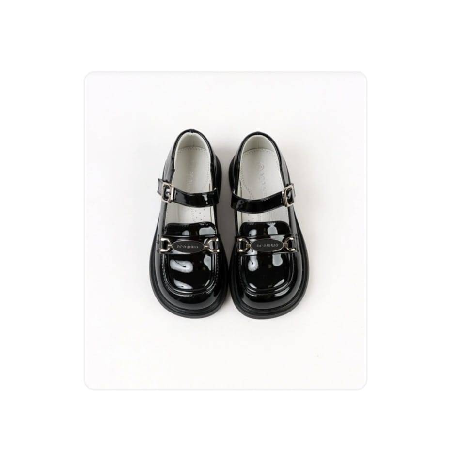 Pantofi lac pentru fetite, Apawwa ABC3683R, negru, marimea 29 - marimea 36