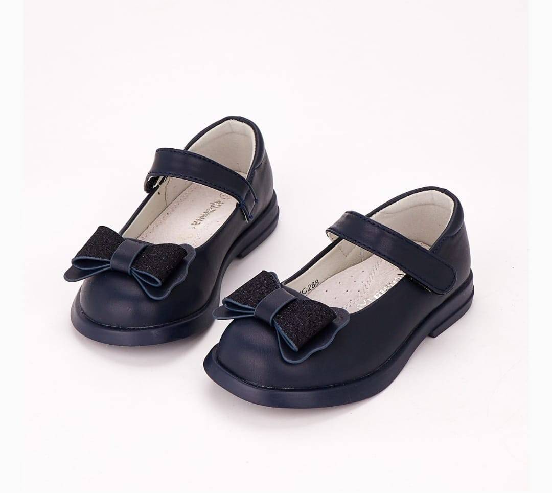  Pantofi Piele fetite, Apawwa MC530, albastru inchis, 25 EU - 30 EU