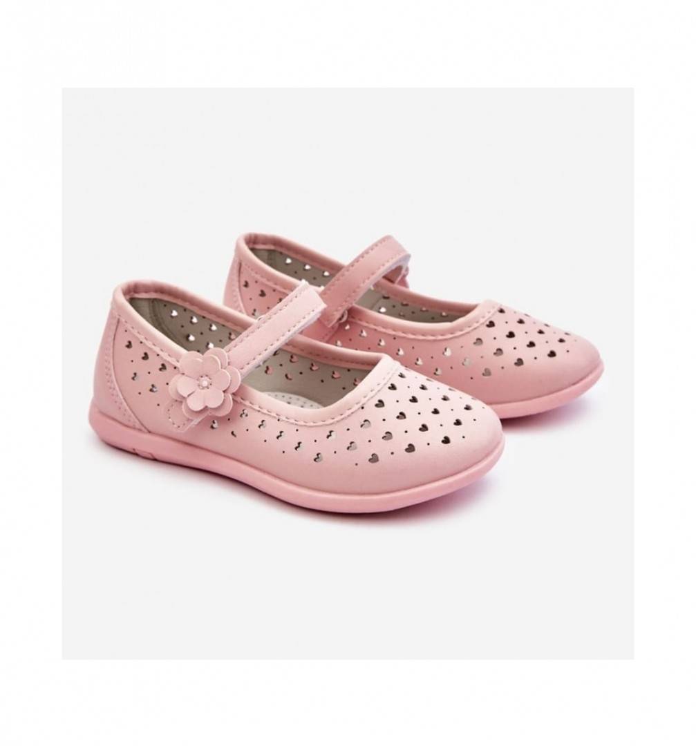 Pantofi Piele fetite, Apawwa, roz, 25 EU - 30 EU