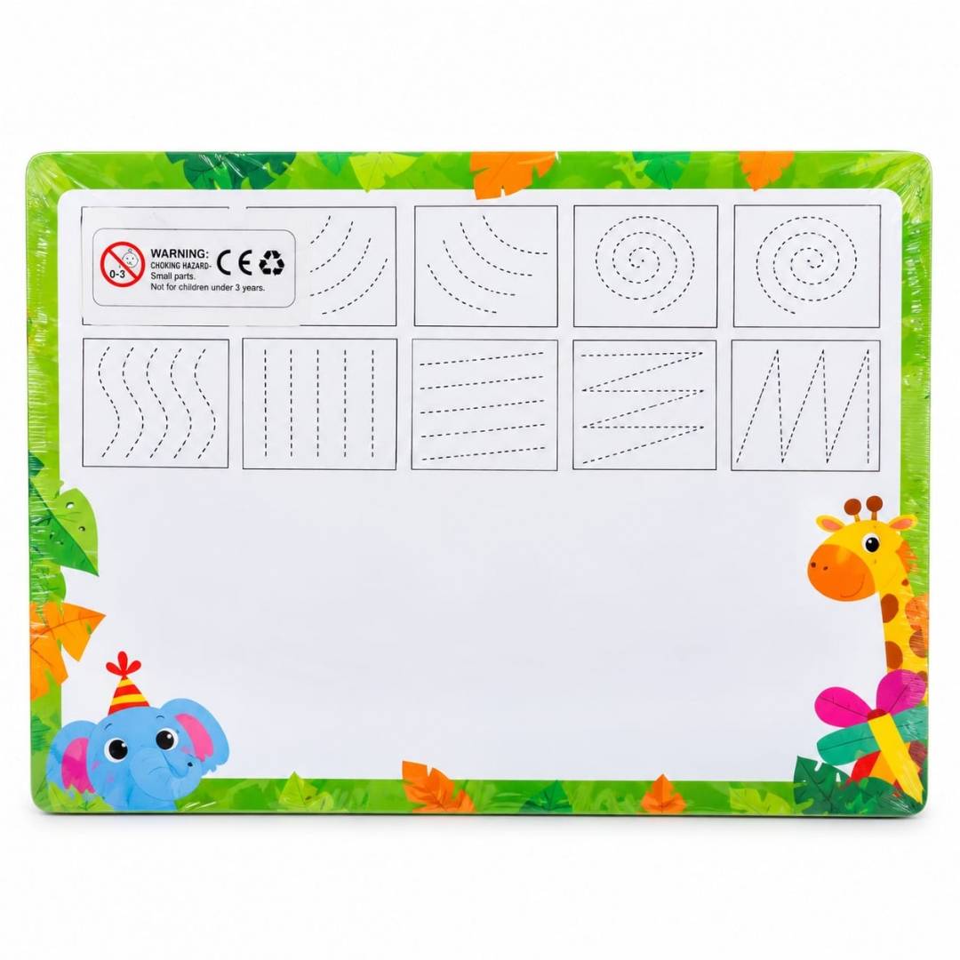 Puzzle pentru copii, 3D, Ferma, cu carioca, reversibila, lemn
