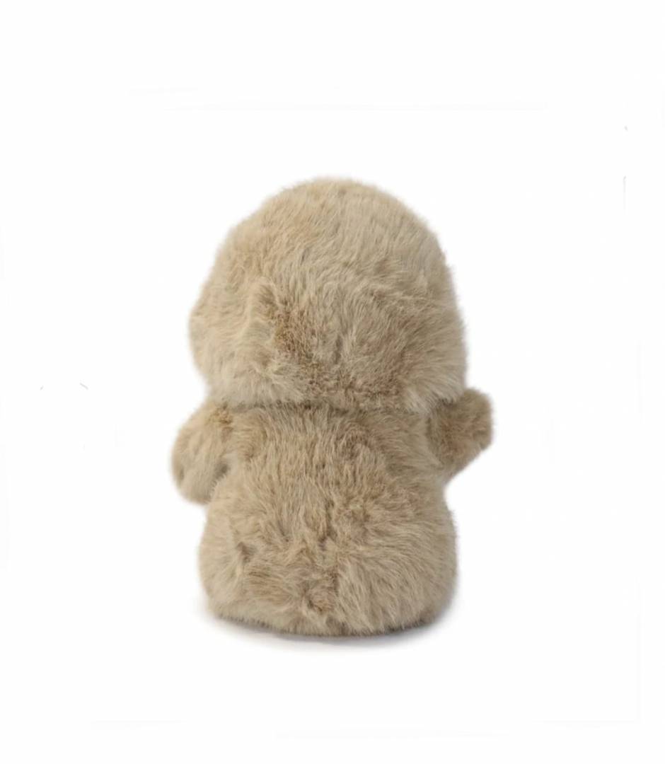 Rățușcă de pluș, pufoasă cu papion, multicolor, 33 cm