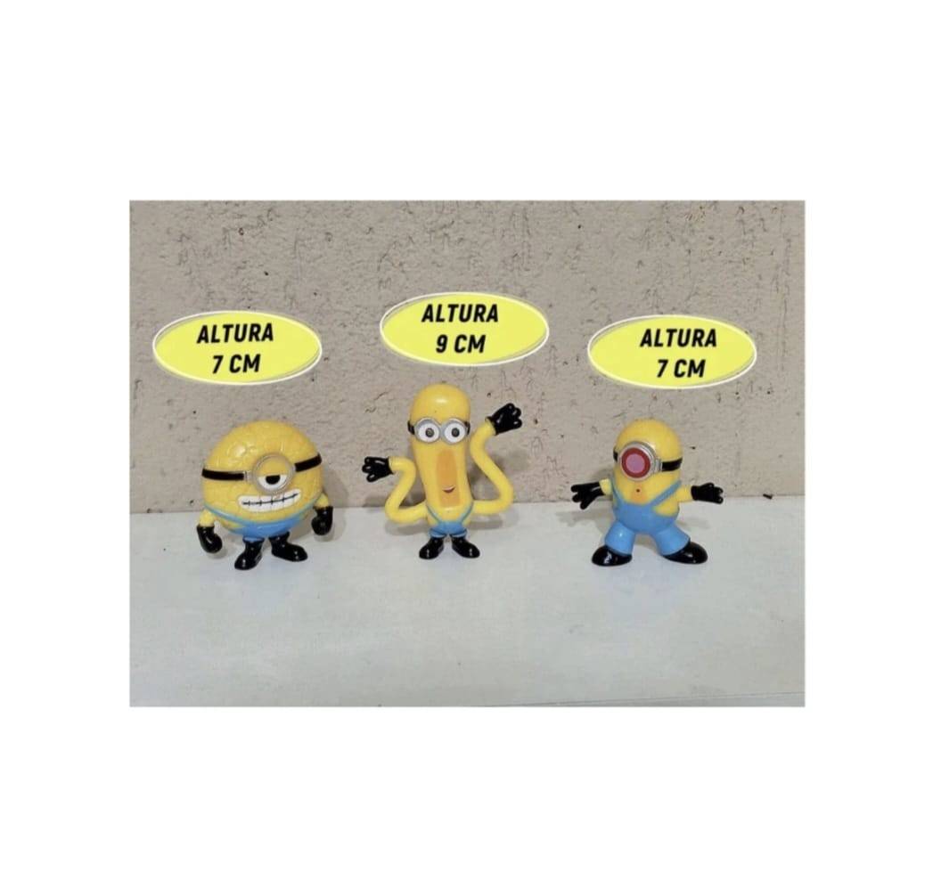 Set 12 Figurine, Minioni, Despicable Me 4, MASHASHOP, multicolor, 7 cm - 8 cm