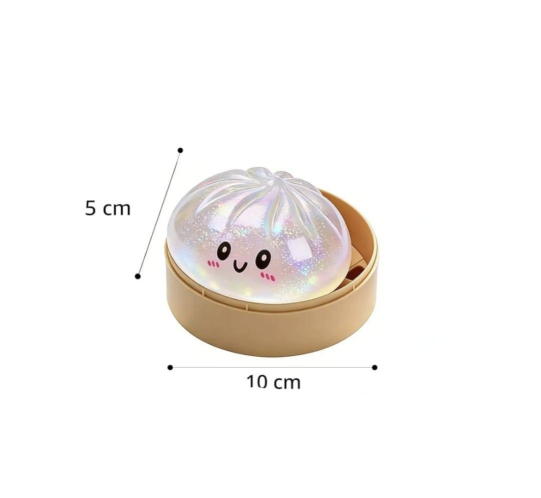  Jucarie interactiva copii, Squeeze Fun Buns, textura realista, material elastic, model mare, multicolor