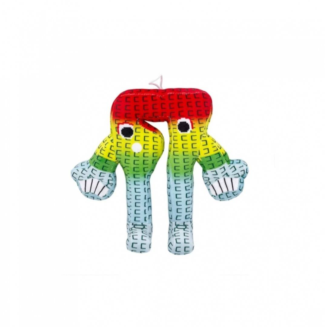 Set 3 Figurine de plus, Brainrot Rainbow 67, multicolor, 24 cm