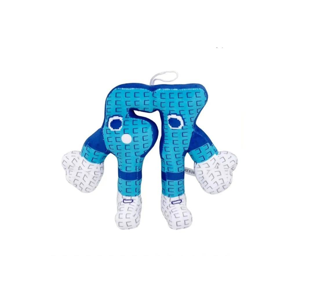 Set 3 Figurine de plus, Brainrot Rainbow 67, multicolor, 24 cm