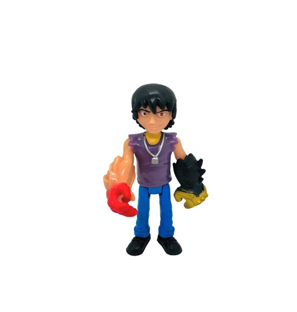 Set 4 Figurine, Ben 10, MASHASHOP, albastru/alb, 11 cm