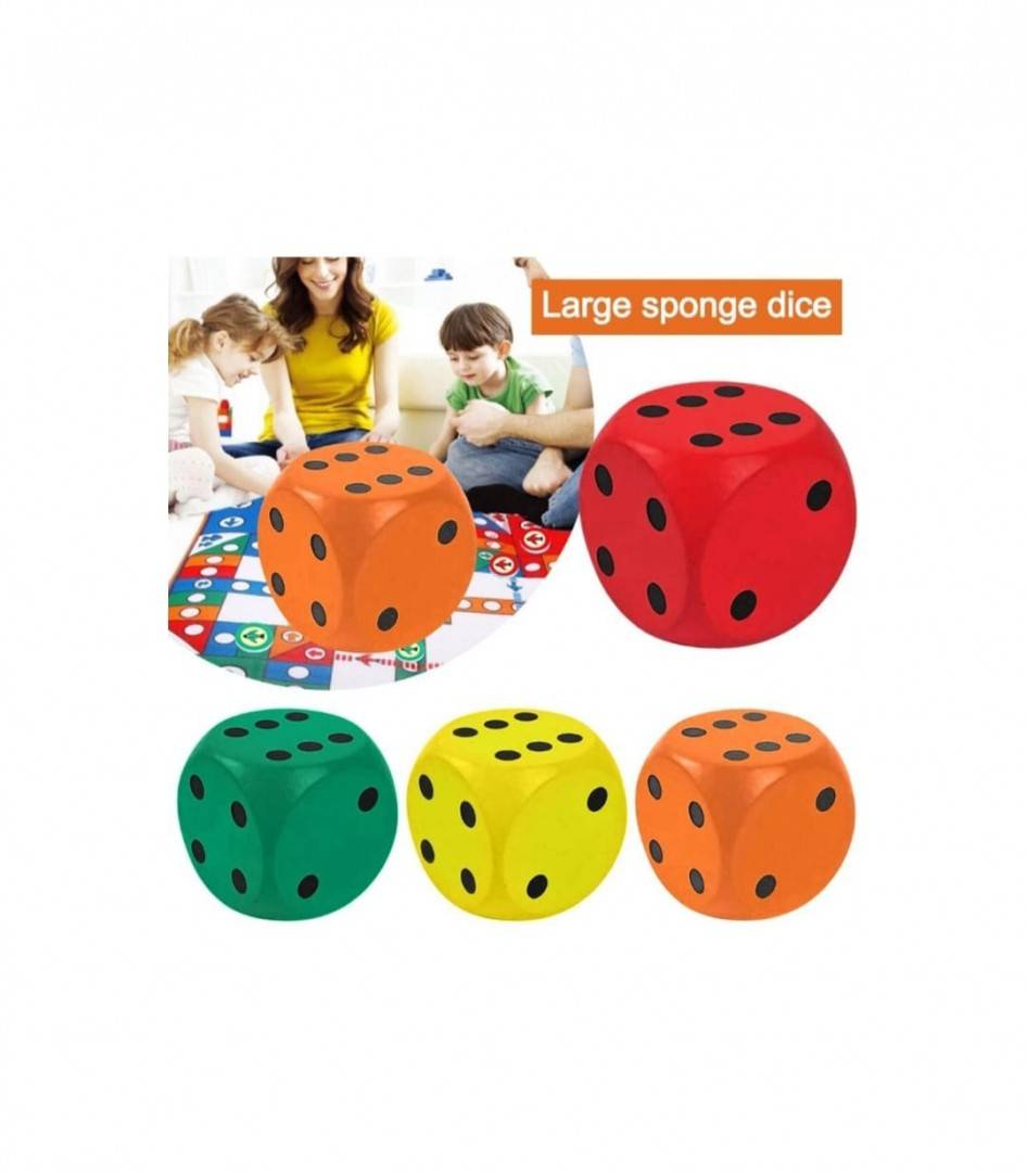 Set 6 cuburi din spuma, MASHASHOP, multicolor, 2x2cm