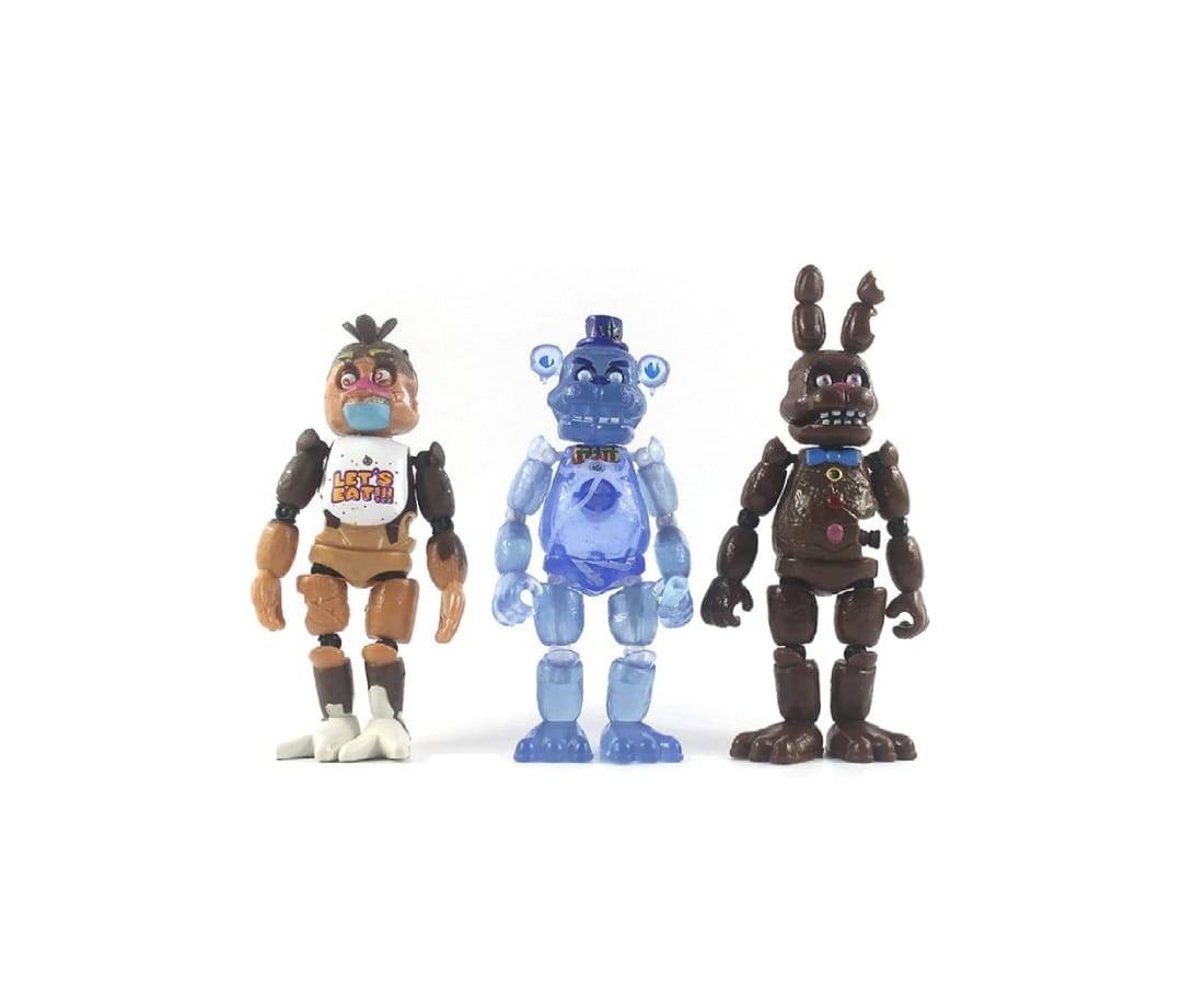 Set 6 Figurine Freddy, Mashashop, multicolor, 12.5 cm