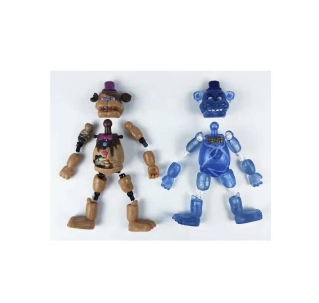 Set 6 Figurine Freddy, Mashashop, multicolor, 12.5 cm