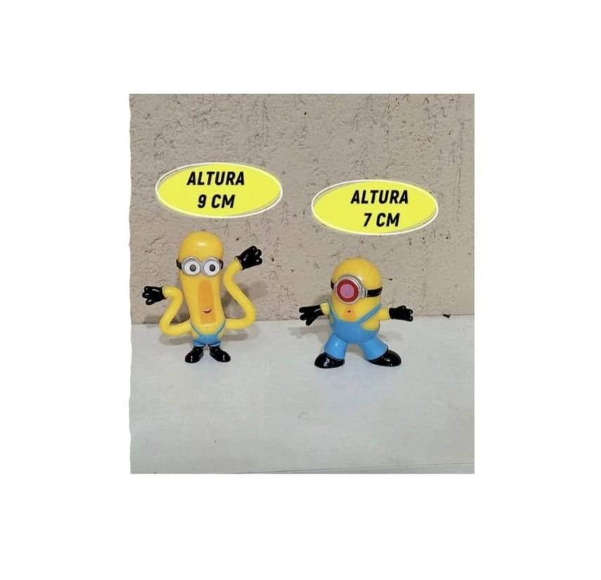 Set 6 Figurine, Minioni, Despicable Me 4, MASHASHOP, multicolor, 7 cm - 8 cm